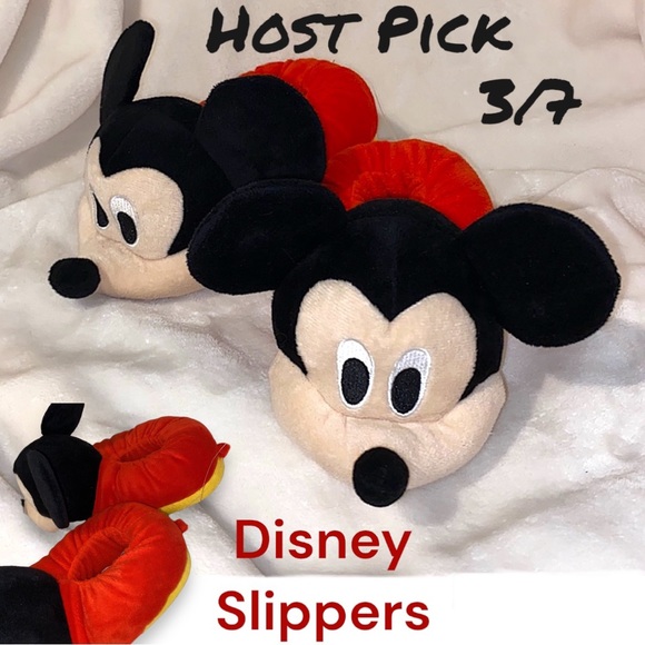 Disney Other - Disney Mickey Mouse Slippers size 5/6 NWOT